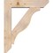 Ekena Millwork Funston Slat Smooth Bracket w/ Offset Brace, Douglas Fir, 7 1/2"W x 34"D x 40"H BKT0806X34X40FST06SDF - alternate 3